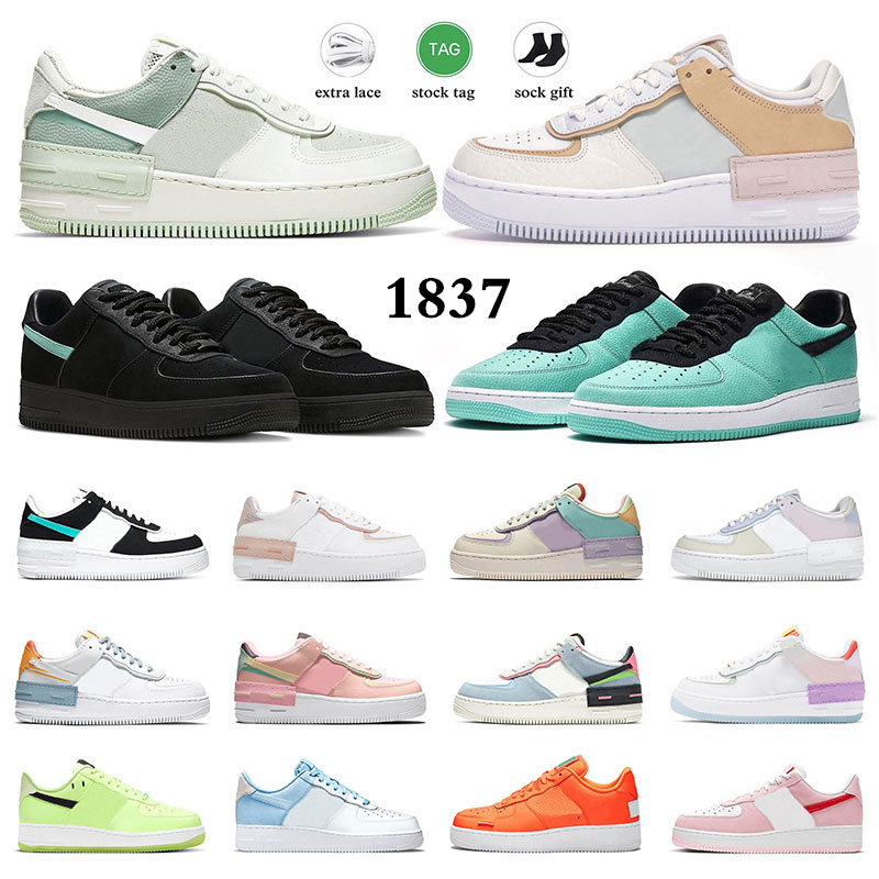 

men women platform shoes 1 shadow Tiffany 1837 Pistachio Frost Spruce Aura White Black Aurora Pale Ivory Pink Oxford Classic Utility womens sports trainers