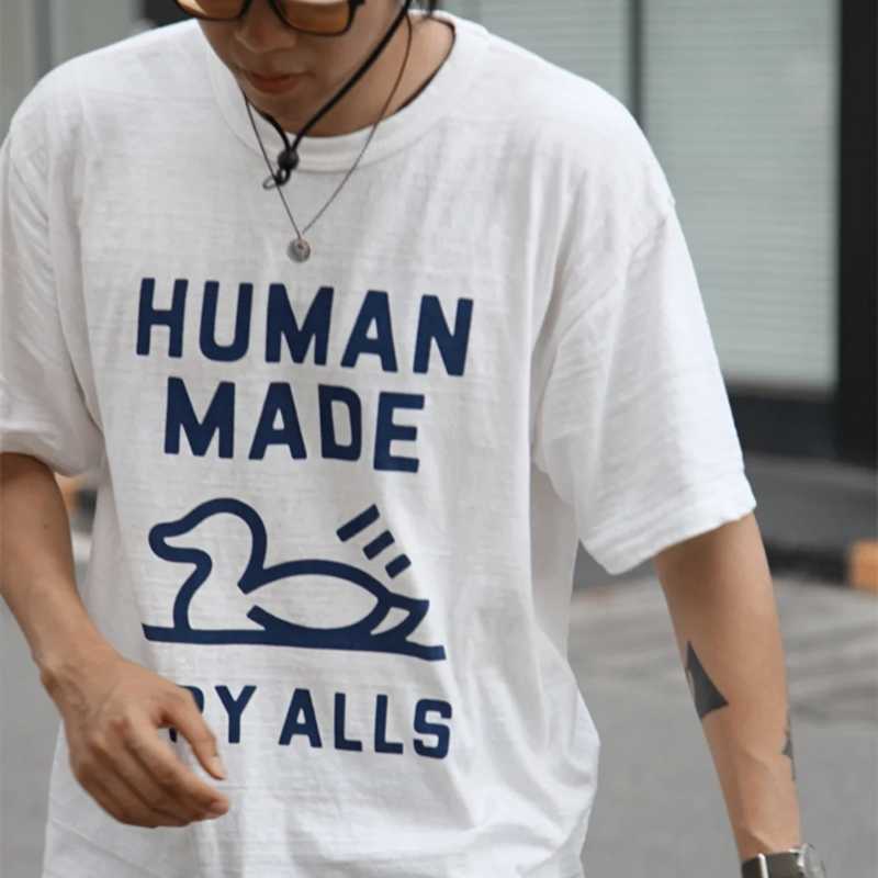

Men's T-Shirts Top Quality Human Made Fashion Shirts Men 1 1 Human Made Harajuku Style Women Swimming Duck Tee Cute Short Sleeve L230317, 19