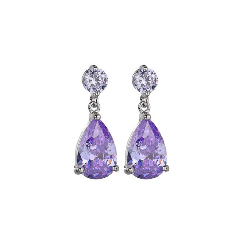 

Stud Earrings Bettyue Wholesale Multicolor Zircon Simple Fashion Charm Jewelry For Woman Wedding Party GiftsStud