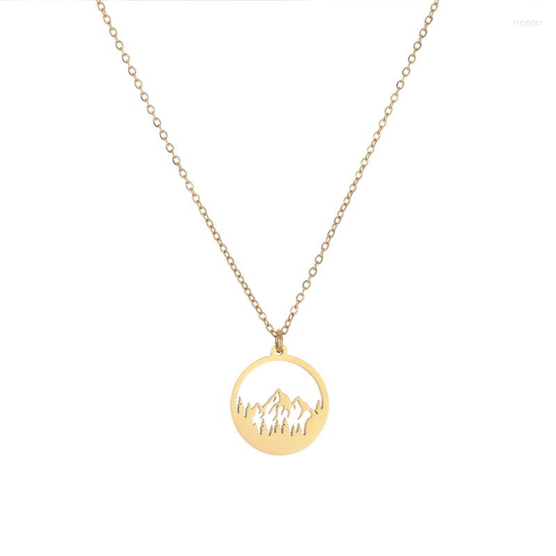 

Pendant Necklaces Mountain Necklace The Mountains Are Calling Jewelry