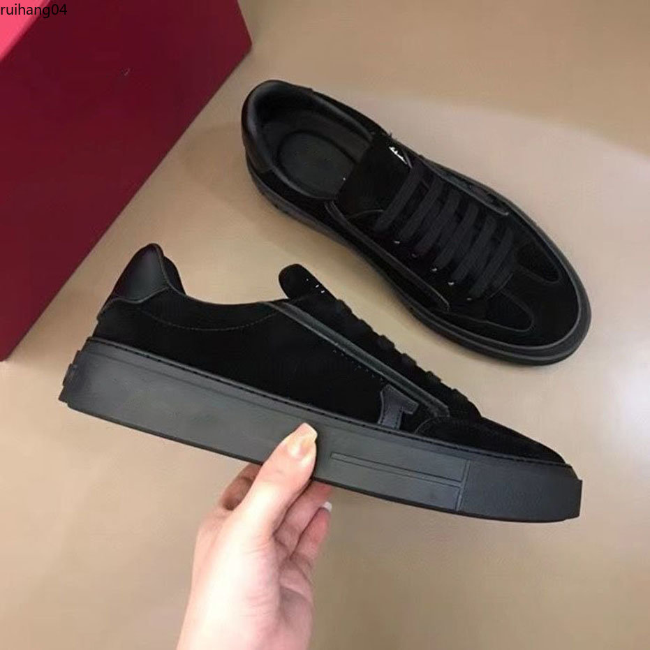 

Fashion casual men designer shoes letter printed leather Luxury Mens sneakers trainers shoe streetwear outdoor for traveling MKJKI rh40000001