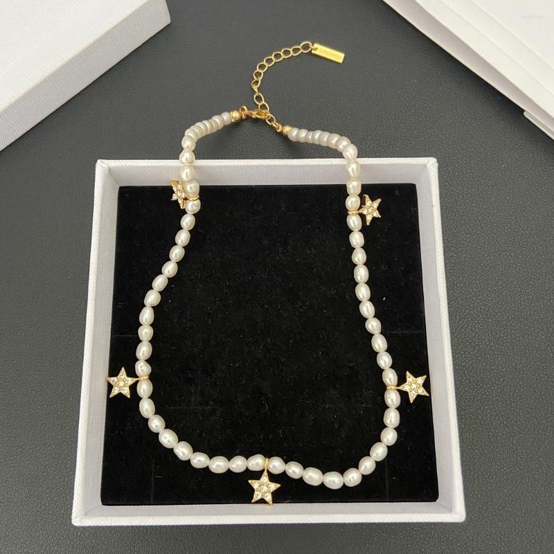 

Choker European And American Star Freshwater Pearl Necklace