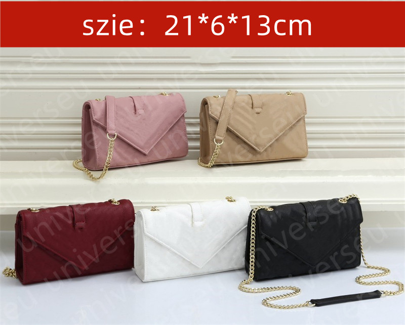 

designer shoulder bag Classic Chain Fashion Flower Wallet Vintage Ladies Brown Leather Handbag, White