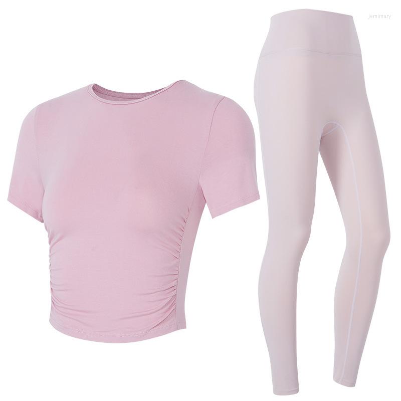 

Active Sets HONILLESI Yoga Suit Women' Blazer High Sense Pilates Training Fitness Set A26 K922, Green