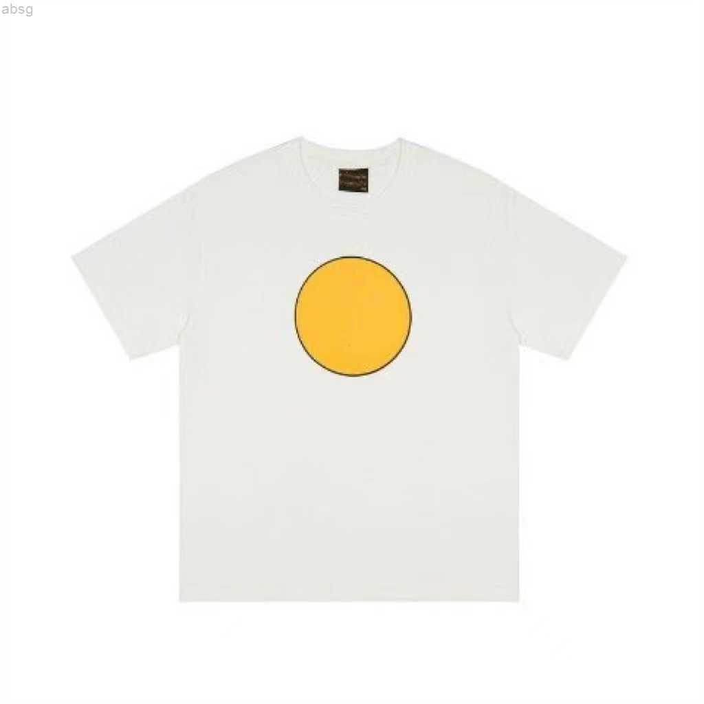 

Drew Men's T-shirts Smile Basic t Shirt for Men and Women Couple Tees Smiley Face Printing Oversize Version Star Short Sleeve, Orange