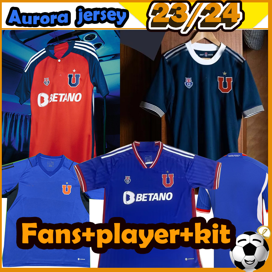 

2023 2024 Universidad de Chile Soccer jerseys 23/24 FERNANDES VARGAS PALACIOS MOYA FERNANDEZ Football Women Men Kids Kits Socks Full Sets Adult Shirts, 23-24 kit