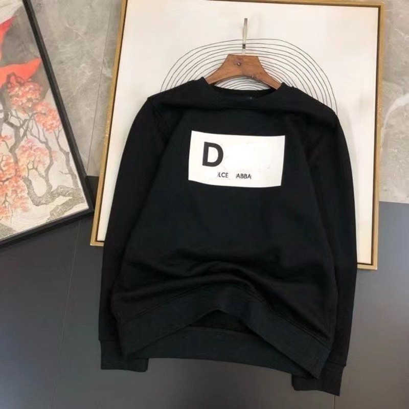 

Men's Sweater designer hoodie Autumn and Winter Print Men Women Round Neck Sweater Sweatshirt 100% Cotton Hoodie Simple Fashion Versatile Long Sleeve t shirt, White
