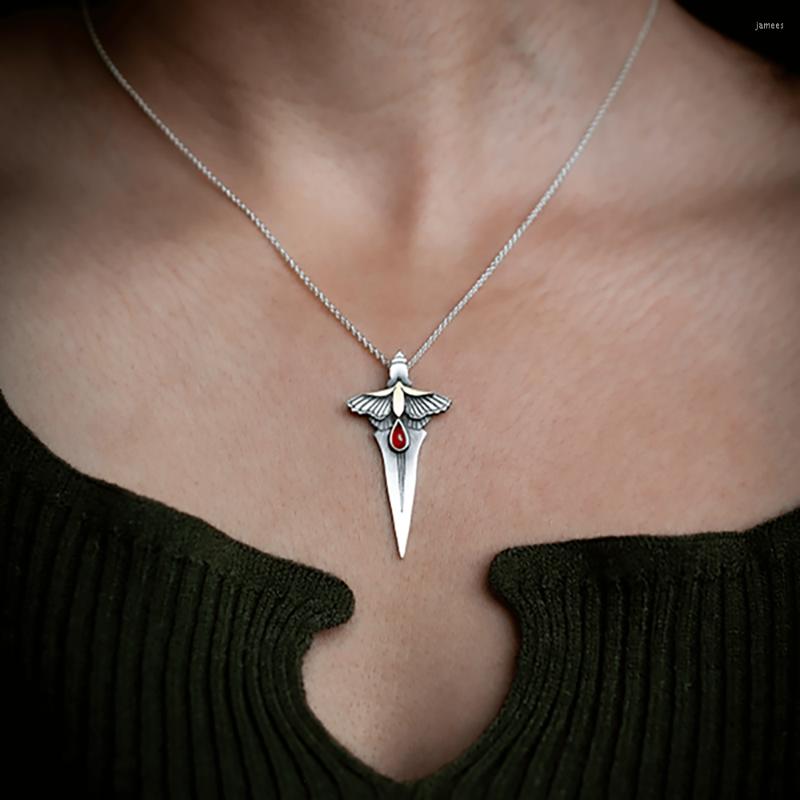 

Pendant Necklaces Sword Pendants Chokers Necklace Vintage Personalized Temperament Creative Accessories Party Gift Jewelry For Women Charms