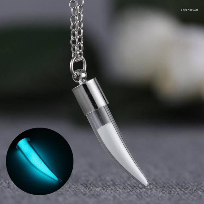 

Chains Two Heart Necklaces For Women Flower Name Necklace Glass Dark Jewelry Pendant Bottle In & Pendants