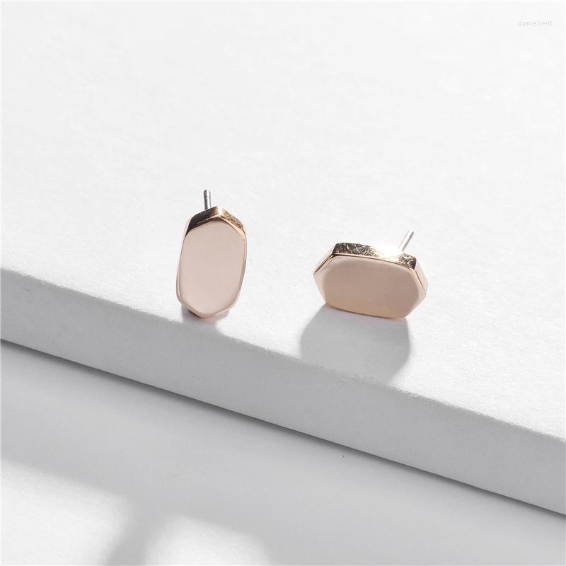 

Stud Earrings Fashion Trendy Designer Inspired Oval Studs For Women TX Brand Stone