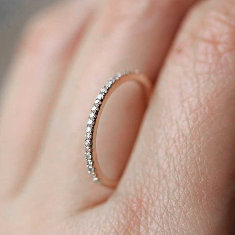 

Band Rings ZHOUYANG Love Cute Wedding Engagement Rings for Women Micro Pave CZ Crystal Sliver Color Dainty Ring Fashion Jewelry All Size G230317