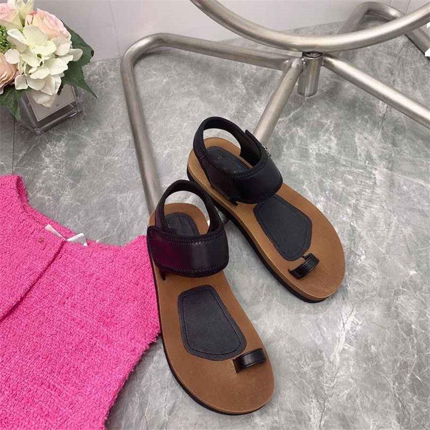 

Luxury Design Sandals 2023 Fashion Amina Channel Women Summer High Heels Leather Cross Lace up Student Casual Slippers 03-019