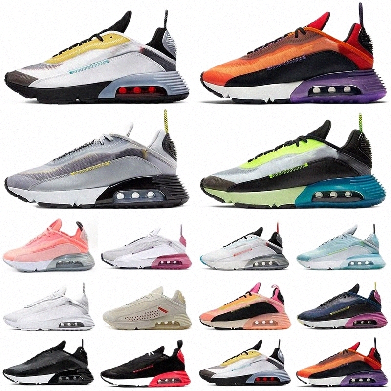 

with box 2090 men womens Running shoes USA Speed Yellow Magma Orange Be True White Black Lava Glow outdoor sports mens trainers m06, #10