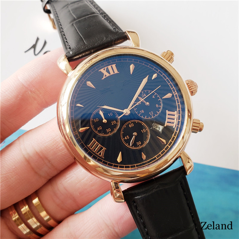 

2023 New Brand Original Business Men's Watch Classic Round Case Quartz Watch Wristwatch ClockRecommended Watchwa Watch q42, 07