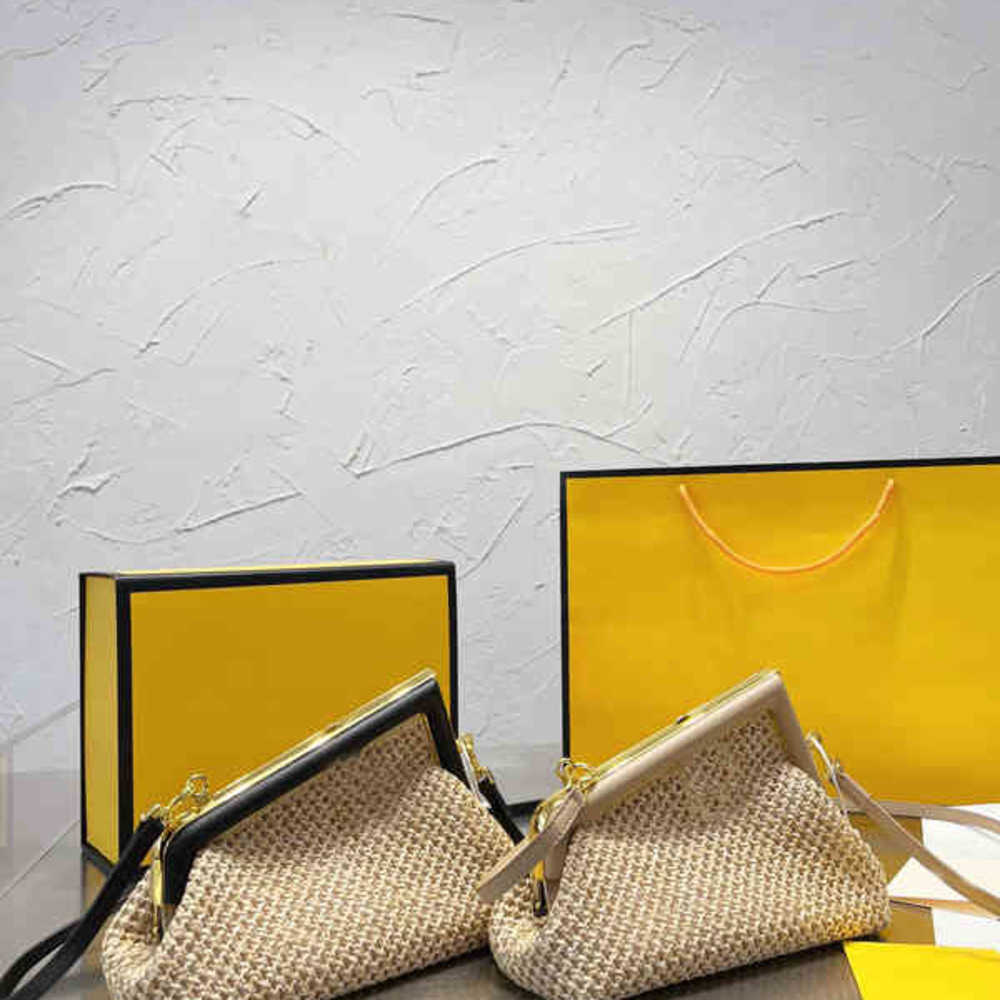 

Clutch F Bag Luxury Designer Handbags Metal Hemming Leather Fashion Women Ladies Single Shoulder Messenger Wallet Purse 220902, Gold