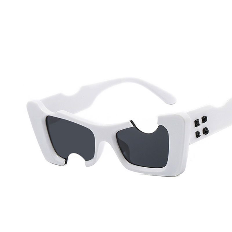 

Personality Irregular Sunglasses Female Fashion X Designer Sunscreen Small Frame Sunglasses Men Cross-border Glasses