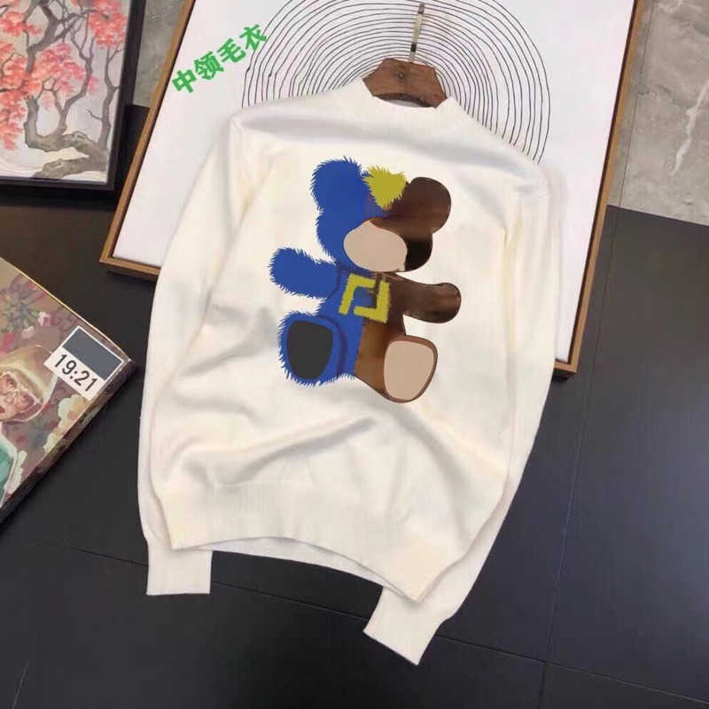 

Winter pullover knitwear men women wool sweaters designer sweater 3d embroidery round neck long sleeve tshirt warm sweatshirt, No.mo2