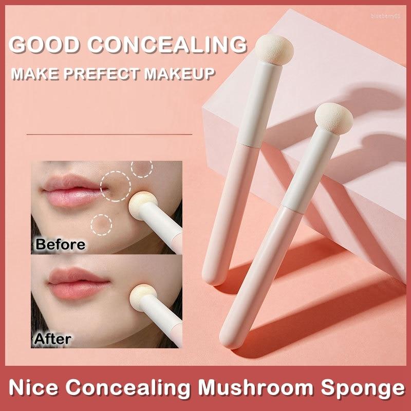 

Makeup Brushes Nice Concealing Puff Mushroom Sponge Brush For Concealer Foundation Extension Beauty Cute Tool Women Salon Necessaries