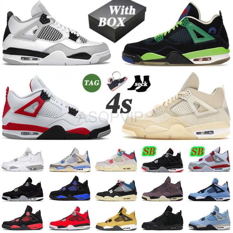 

designer shoes With Box Jumpman 4 Basketball Shoes Men Women Midnight Navy Doernbecher Pink Military Black Cat 4s IV Toro Sneakers Big Size 13 sandal, 40-47 taupe haze