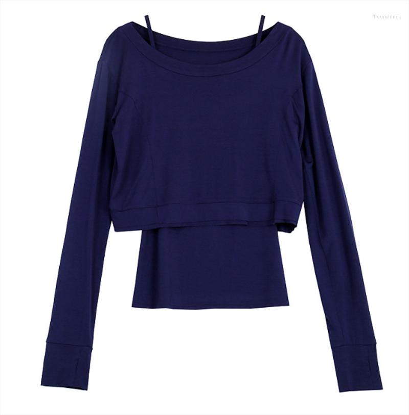 

Stage Wear 2023 Autumn Two Pieces Dance Dress Female Modal Long Sleeve Top Body Classical Modern Training, Gray