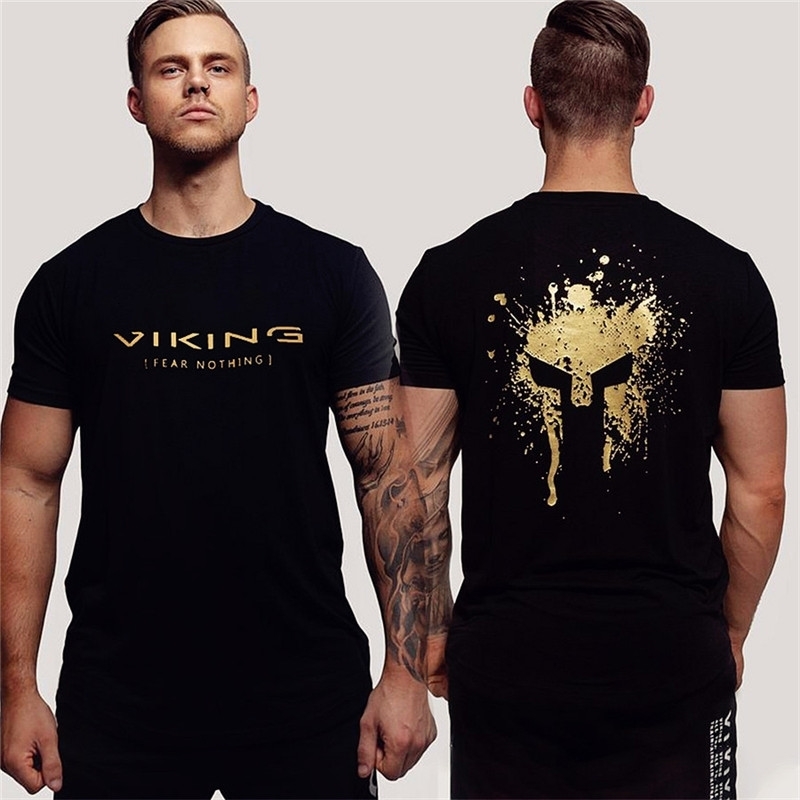 

Mens TShirts Summer Mens Casual TShirt Gym Fitness Outdoor Running Short Sleeve TShirt Fashion O Neck Viking Gym Oversized Mens Clothing 230316, Ofsh-00148