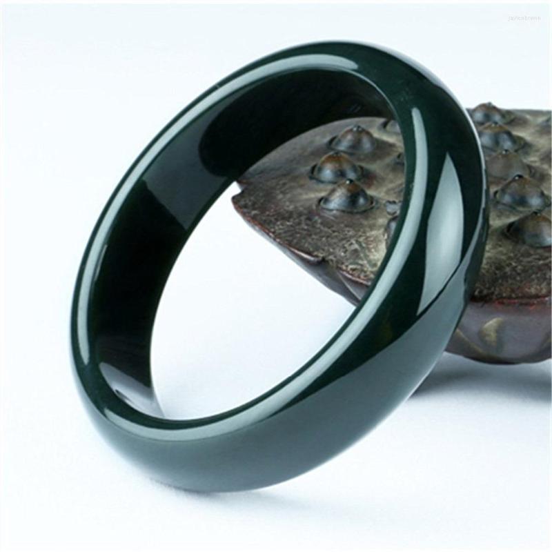

Bangle Fine Jewelry Natural Green Jadees Round Bracelet Hand Catenary