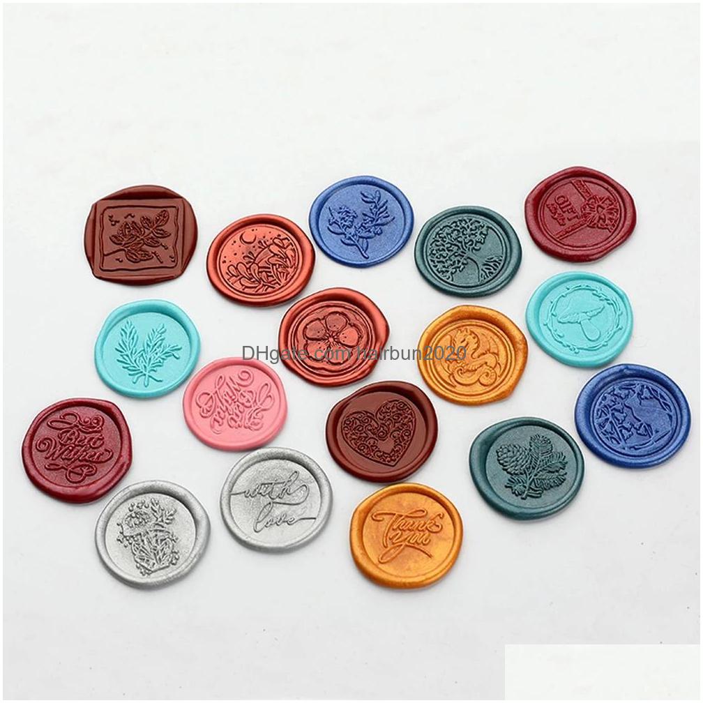 candles fire lacquer sealing wax seal set diy custom stamps box kit envelope wedding packaging gifts postcard