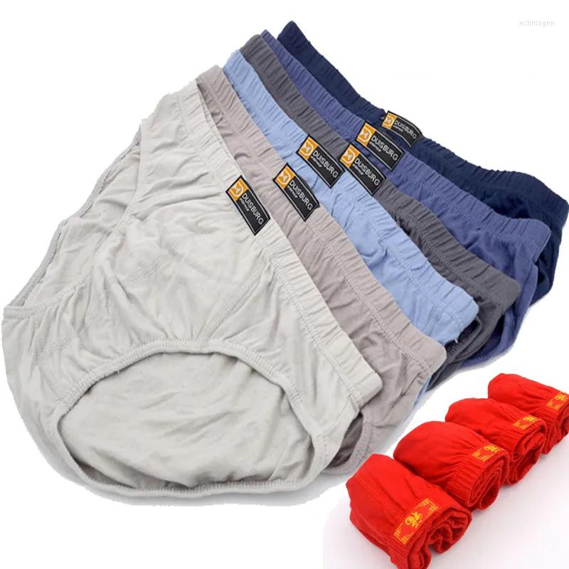 

Underpants 6Pcs Men's Underwear Briefs Cotton Waist Loose Plus Size Fat Youth Breathable Underpants., 6pcs z