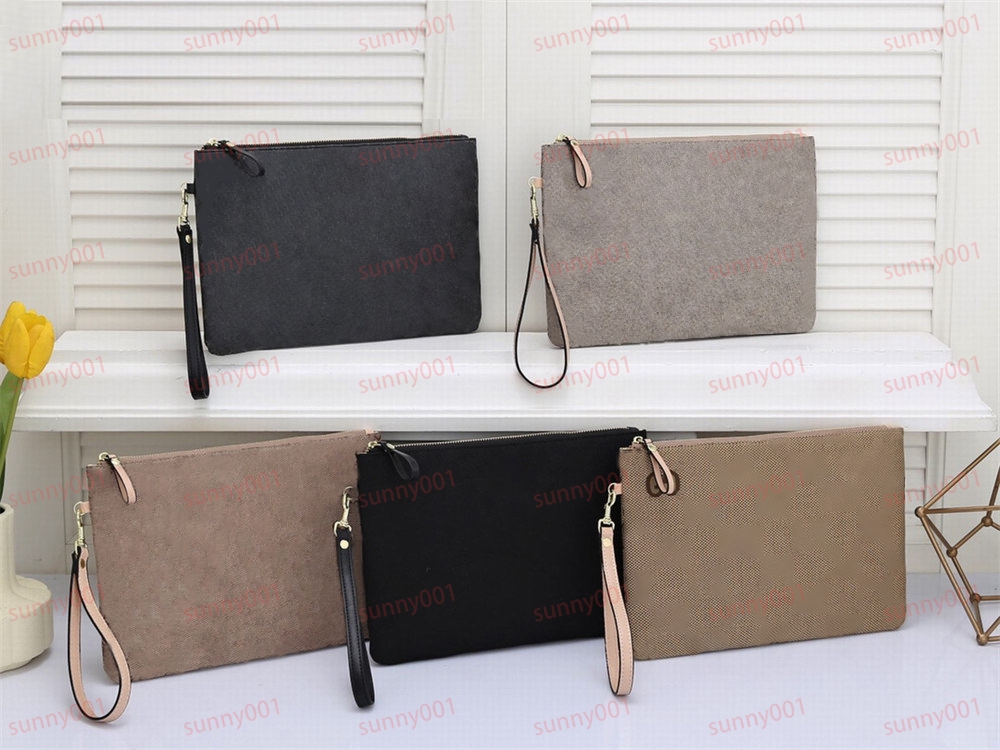 

Zippy Clutch Bag Designer Phone Bags Mini Pochette Accessoires Key Pouches Daily Handbag Wrist Wallet Luxury Wash Bag Wholesale, Dark black