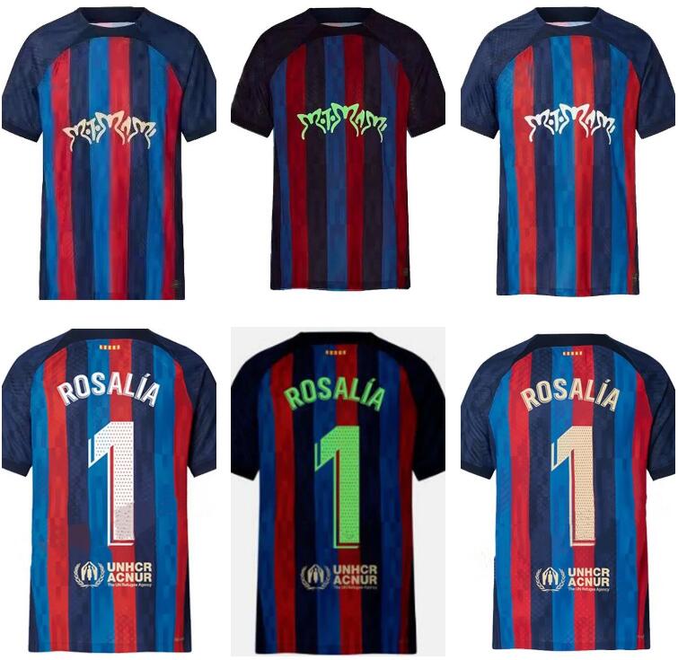 

23 24 Lewandowski Rosalia Motomami soccer jerseys PEDRI ANSU FATI O. DEMBELE R. ARAUJO FERRAN KESSIE 2022 2023 Barcelonas Shirts GAVI ADAMA F. DE JONG SERGIO Raphinha, 22/23