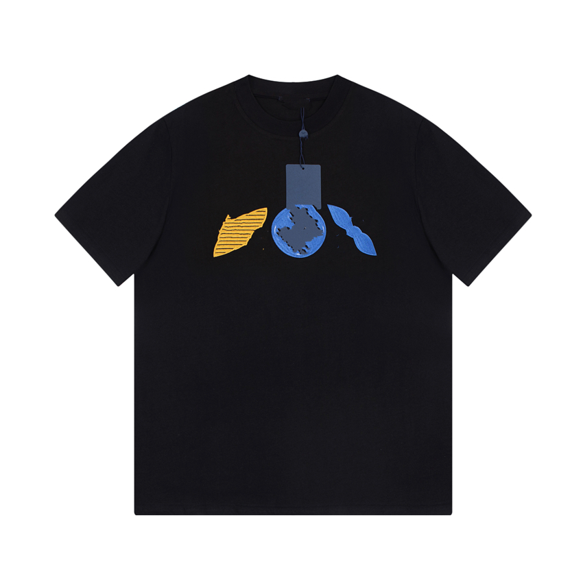 

fashion Men' T-Shirt 2023 Louiseity Luxury design Men' T-Shirts Retro decoration Cotton soft anti-wrinkle letter Printing Casual Couple Short Sleeve Viutonity 019-01, 20