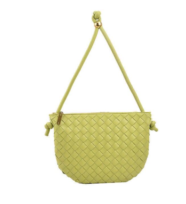 

Designer Bottegas Bags Venetas Women's Bag 2023 Popular New Style Woven Fashion Dumplings Bag Knotted Portable Underarm Bag Shoulder Bag