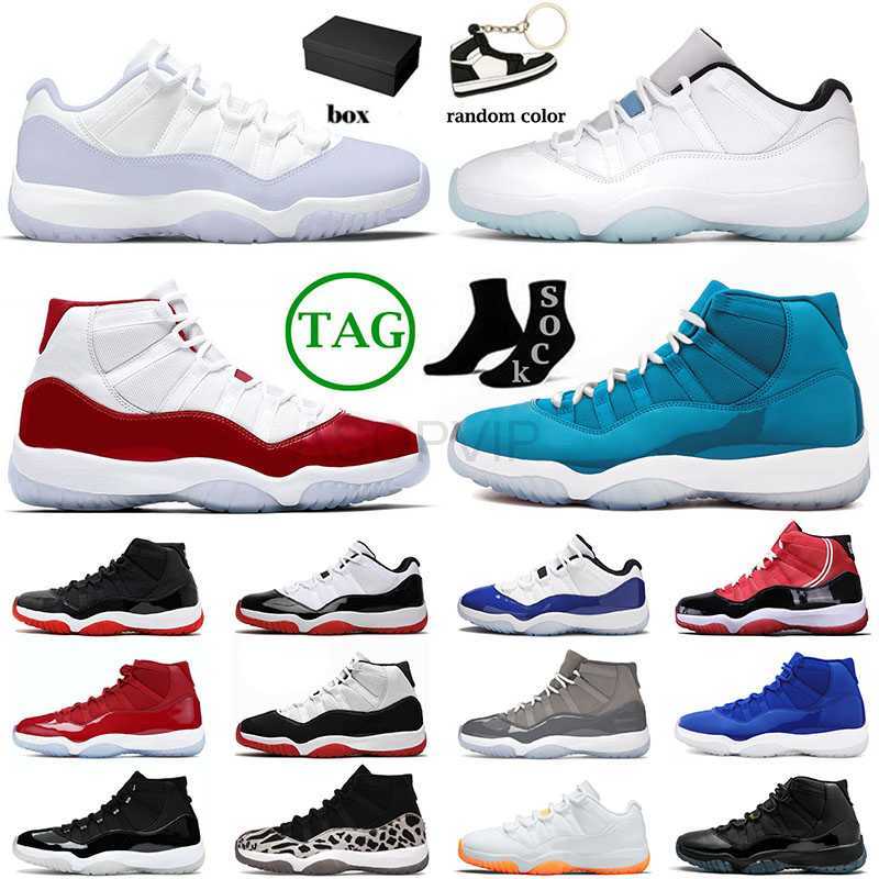 

designer shoes sneakers with box Jumpman 11 Basketball Shoes Men Women Miamis Dolphins 11s XI High Cool Grey Space Jam Cherry Sports Low Legend Blue sandal, B5 45 concord high 36-47 (2)