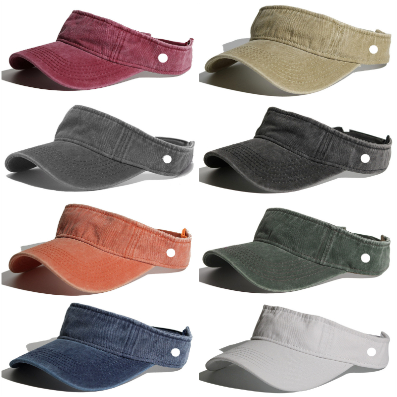 

LL Adjustable Running Ponytail Snapbacks Unisex Fishing Hat Headspace Hats Back Hole Pony Tail Peaked Cap Women Men Sunshine Cap Denim, Wine red