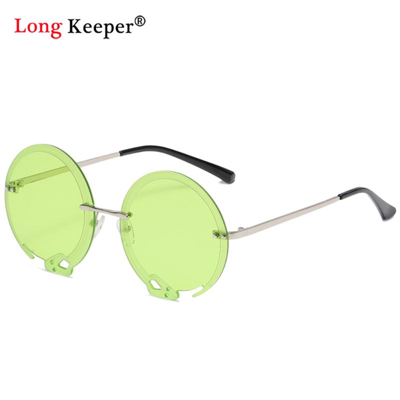 

Sunglasses Fashion Oversize Punk Women Round Rimless Unique Snake Sun Glasses Men Colorful Party Halloween Decoration Eyewear