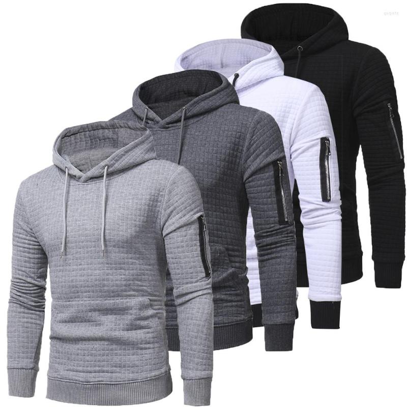 

Men's Hoodies Helisopus Harajuku Hoodie Men Casual Sweatshirts Polyester Patchwork Tops Pullover Slim Fit Gym Sport Jumper Streetwear, Black