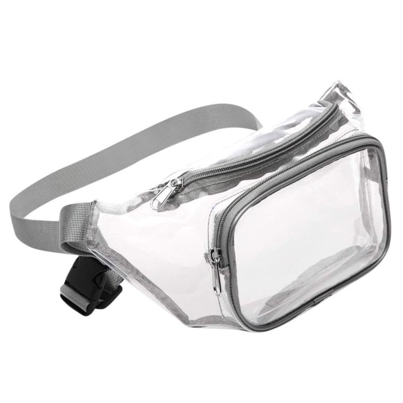 

Waist Bags Bag Women Clear Pack Waterproof Cute Funny High QualityTransparent Adjustable Belt, Purple