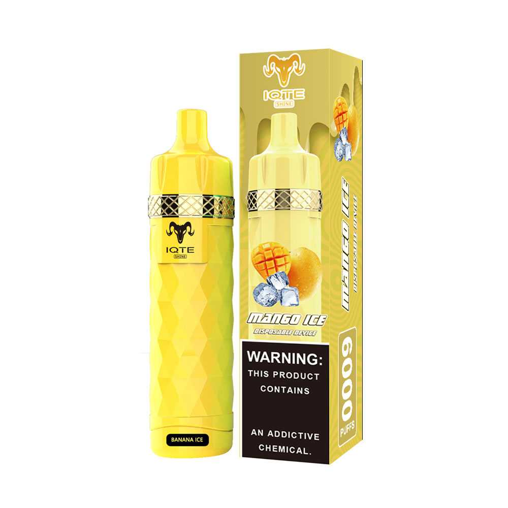

vape pen 6000 disposable puff iqte shine puff mesh coil e cigarette