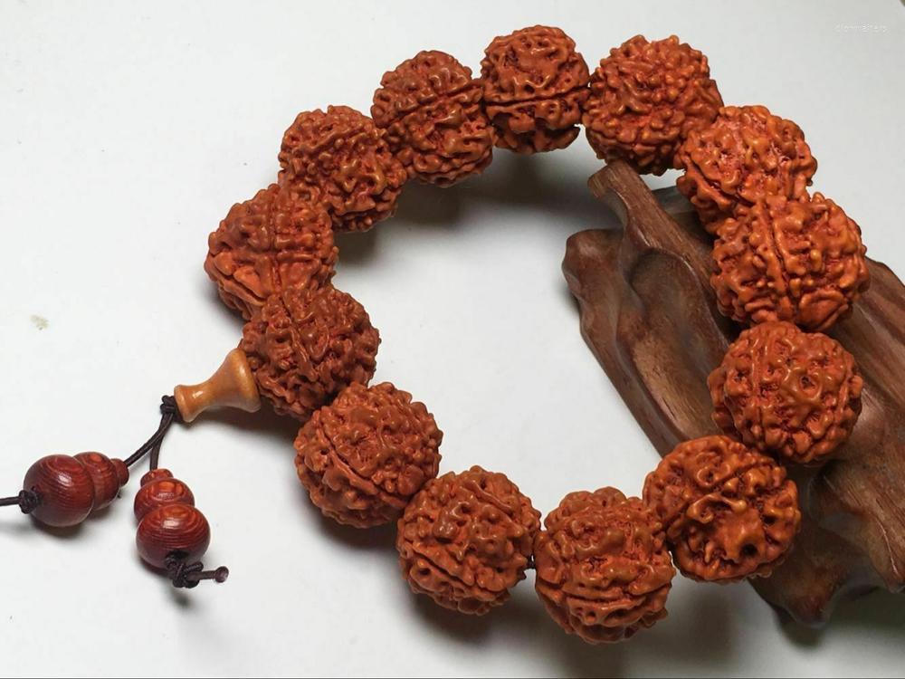 

Bangle Chinese Exquisite Hand Carved Vajra Bodhi Bracelet