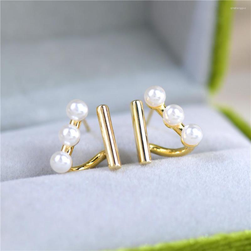 

Hoop Earrings French Light Luxury Elegant Daily Pearl 2023 Niche Design High-End Temperament Jewelry Gifts