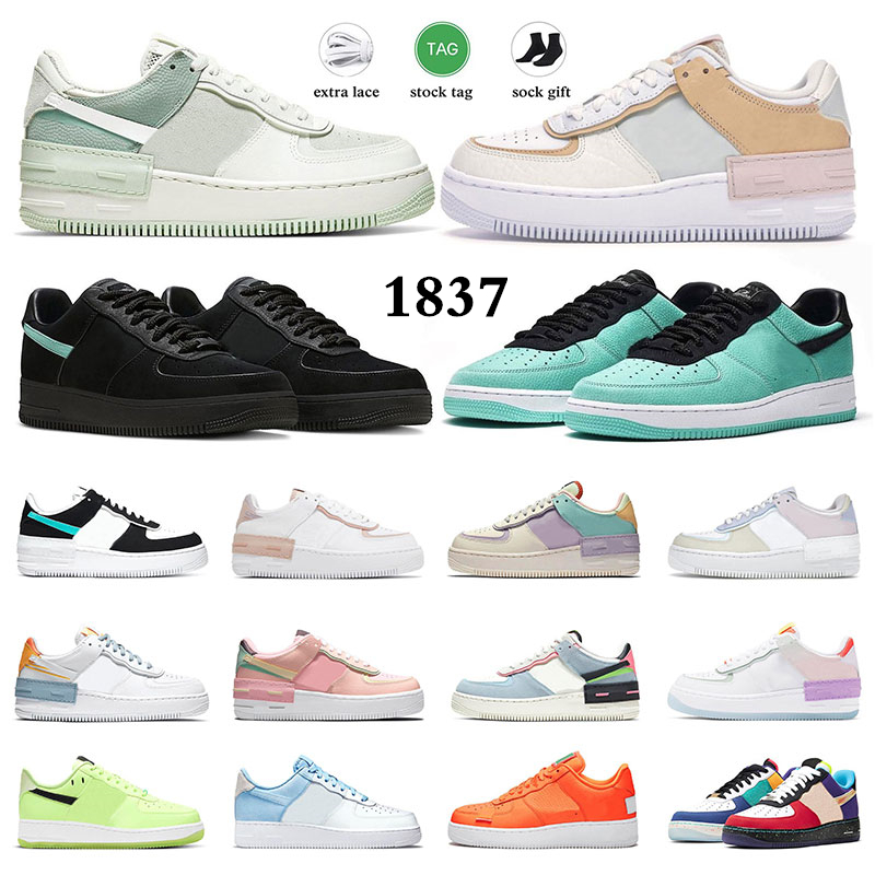 

men women platform shoes 1 shadow 1873 Pistachio Frost Spruce Aura White Black Aurora Pale Ivory Pink Oxford Classic Utility womens sports trainers, 45 36-45