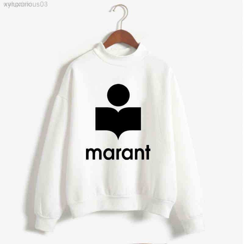

Oversize Hoodies Women Marant Sweatshirts Spring Autumn Female Loose Pullover Hoodied, Navy-b