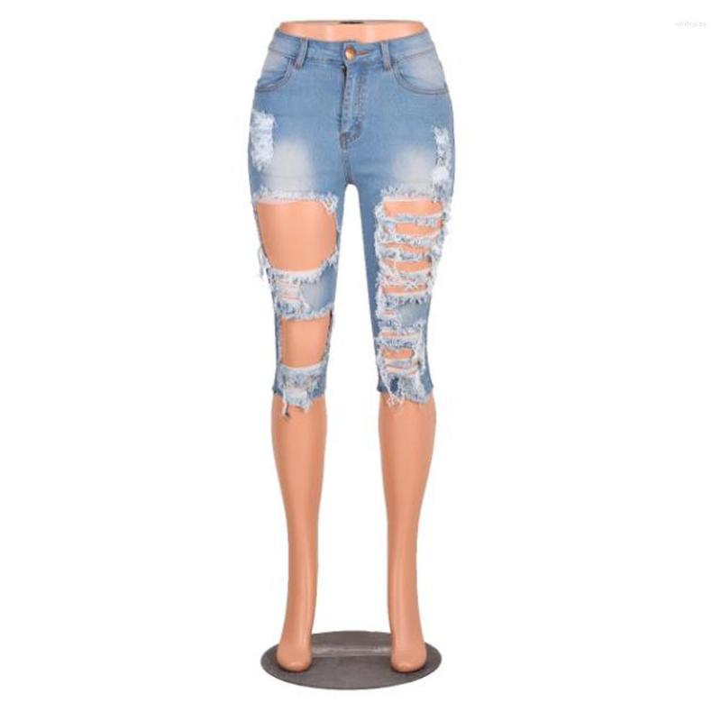 

Women' Shorts 2023 Summer High Waist Ripped Denim For Women Fashion Sexy Stretch Jeans Trendy Skinny -2XL, Denim jeans