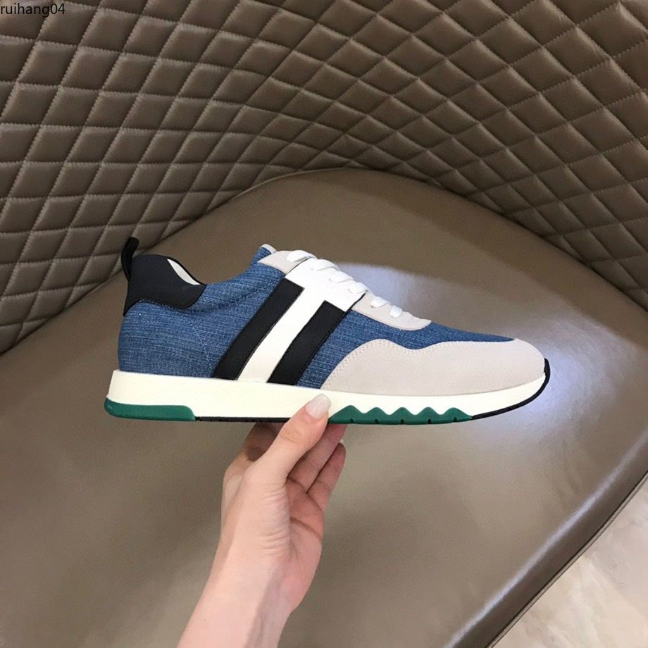 

luxury designer Men's leisure sports shoes fabrics using canvas and leather a variety of comfortable material size38-45 KMJKKyy0000004