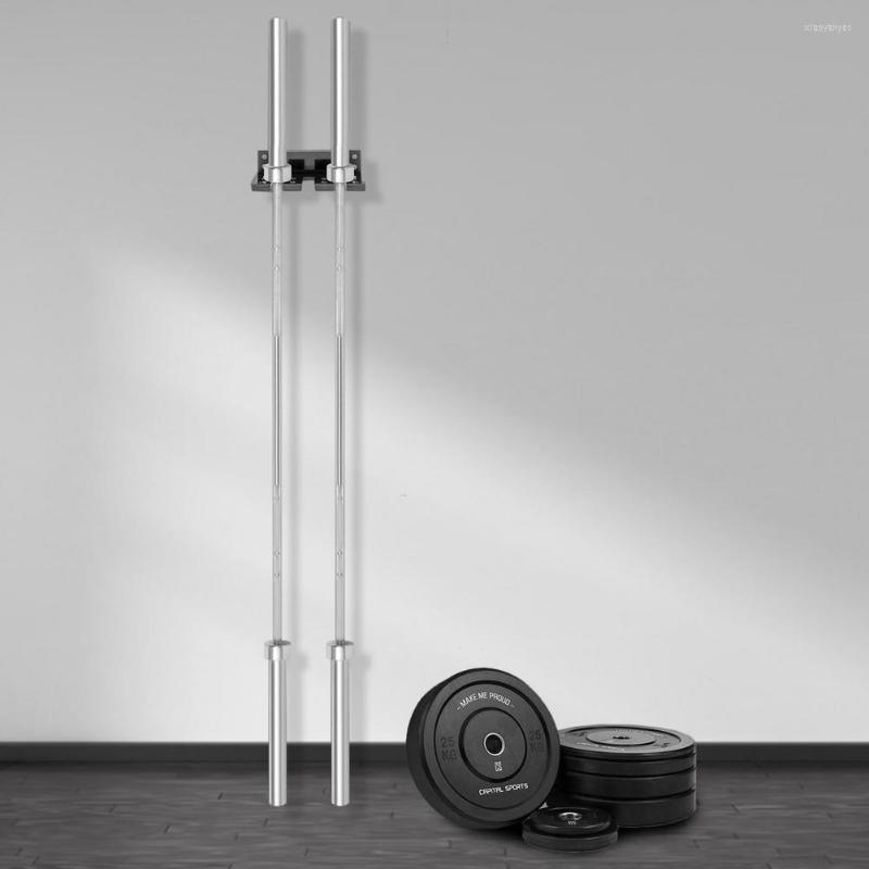 

Accessories Barbell Bar Wall Rack Storage Hanging Frame Rod Home Fitness Holder For Gym
