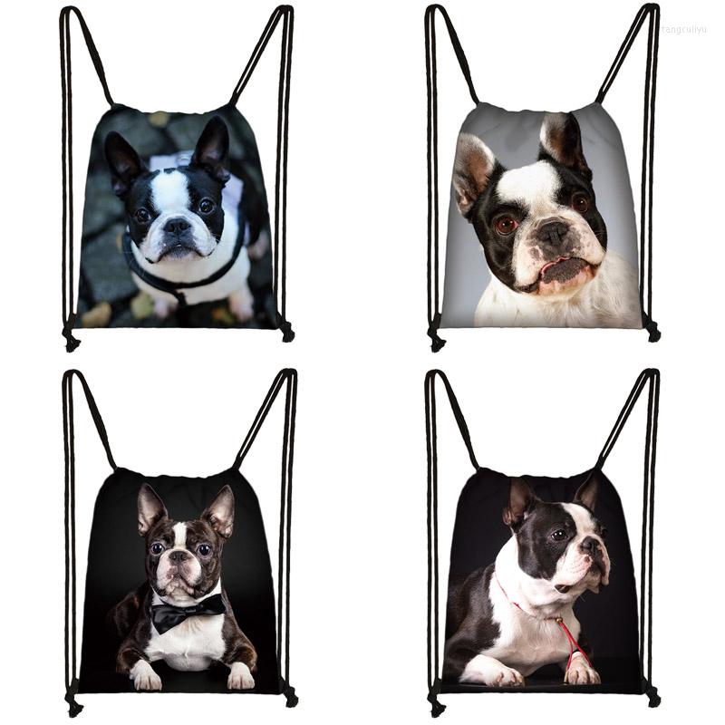 

Shopping Bags Cute Dog Print Drawstring Bag Women Travel Teenager School Brown Girl And Boy Backpack Fashion Female Storage To159, Skdafr02