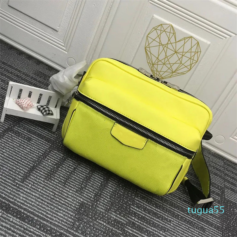 

Men's and women's Cross Body Bag classic vintage leather wide shoulder strap Shoulder, Blue