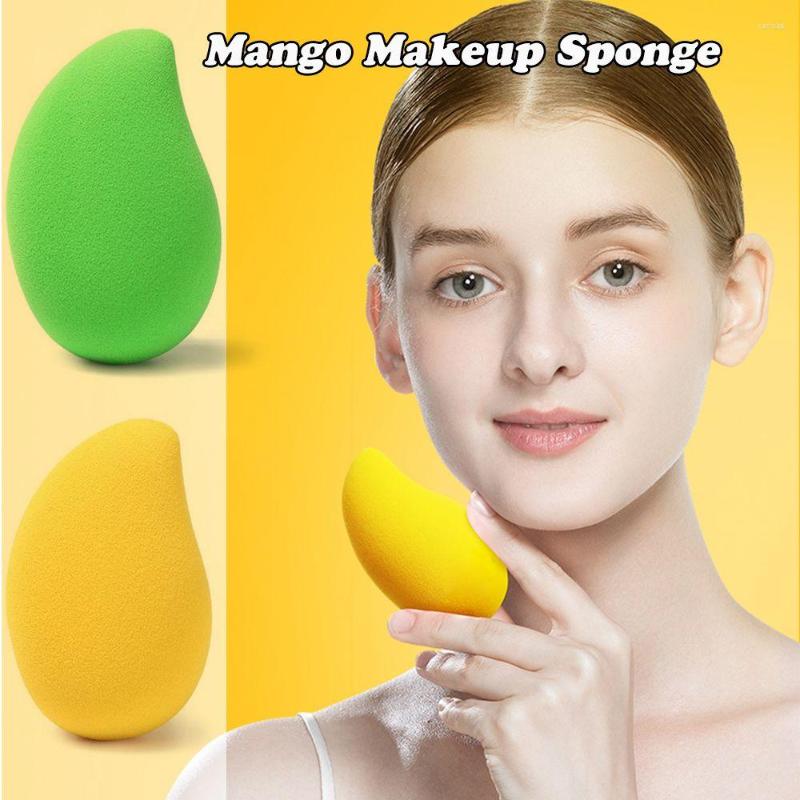 

Makeup Sponges Women Foundation Powder Mango Shape Soft Cushion Sponge Beauty Tool Egg Cosmetic Puff