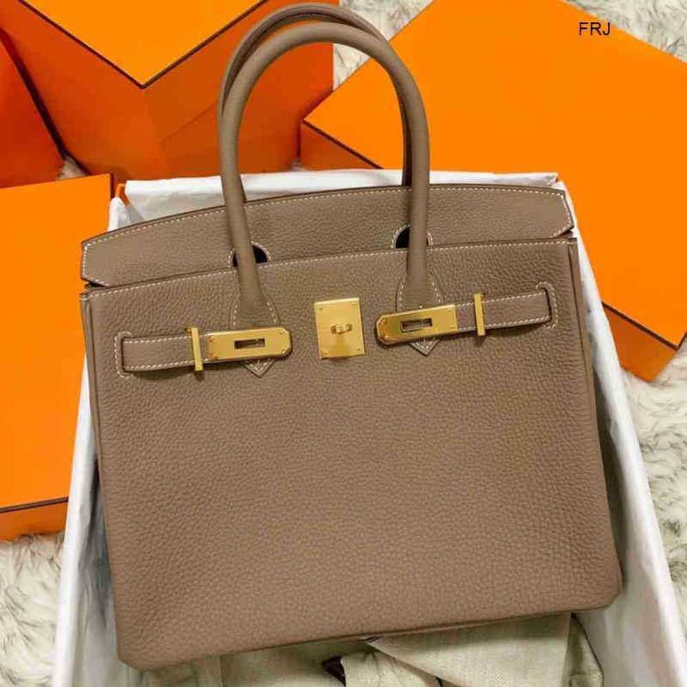 

Designer Handbags Birkin Bags Tote Handbag Togo Top Leather Platinum 30 Inch Womens Large Capacity Hand Single Shoulder Messenger Wmiolw Have Logo frj, Elephant grey 30 inches