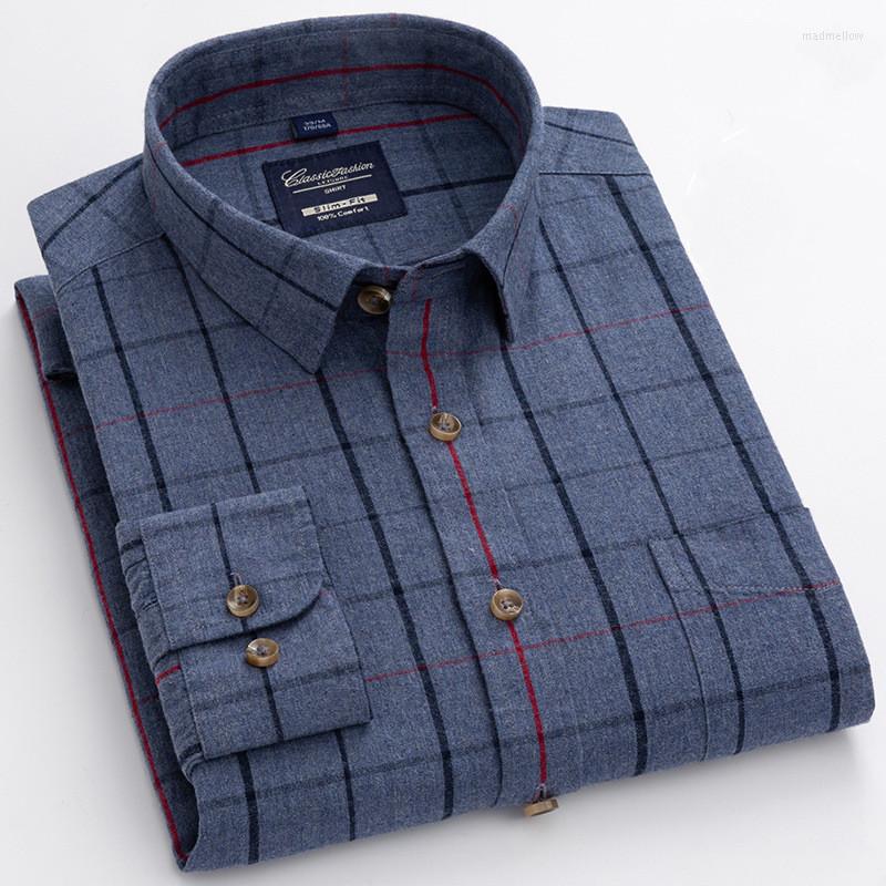 

Men's Casual Shirts 7XL Men's Cotton For Men Long Sleeve Slim Fit Striped/Plaid Blouse Man Dress Shirt Male Thick Work, 252